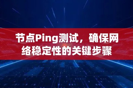 节点Ping测试,确保网络稳定性的关键步骤