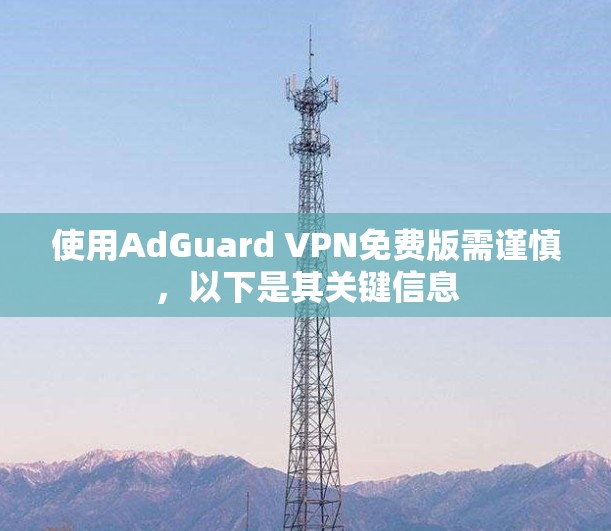 使用AdGuard VPN免费版需谨慎,以下是其关键信息