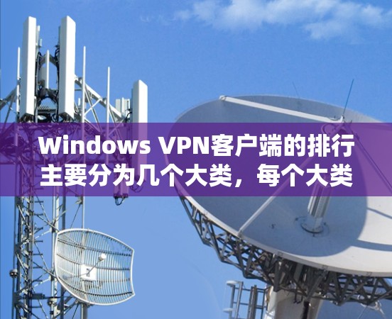 Windows VPN客户端的排行主要分为几个大类,每个大类下有不同的子类。以下是详细介绍