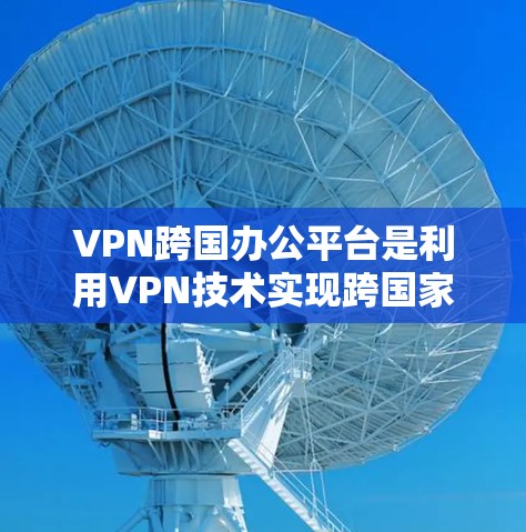 VPN跨国办公平台是利用VPN技术实现跨国家办公的基础设施。以下是该领域的一些关键点