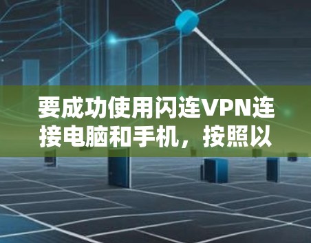 要成功使用闪连VPN连接电脑和手机，按照以下步骤进行