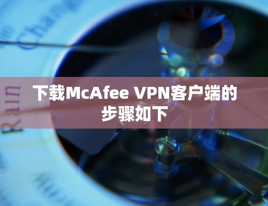 下载McAfee VPN客户端的步骤如下