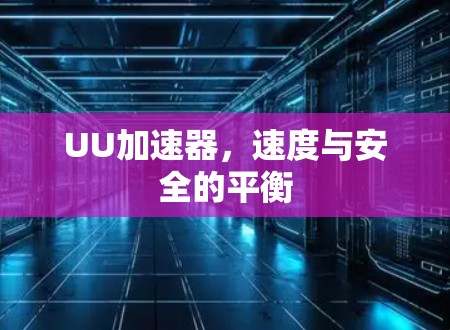 UU加速器,速度与安全的平衡