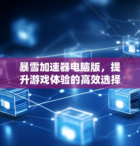暴雪加速器电脑版，提升游戏体验的高效选择