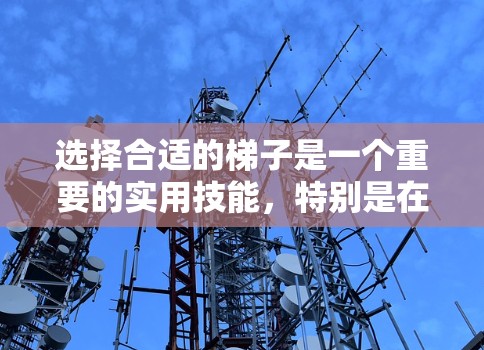 选择合适的梯子是一个重要的实用技能，特别是在不同的使用环境中。以下是一些综合考虑的因素和建议，帮助你选择适合自己的梯子