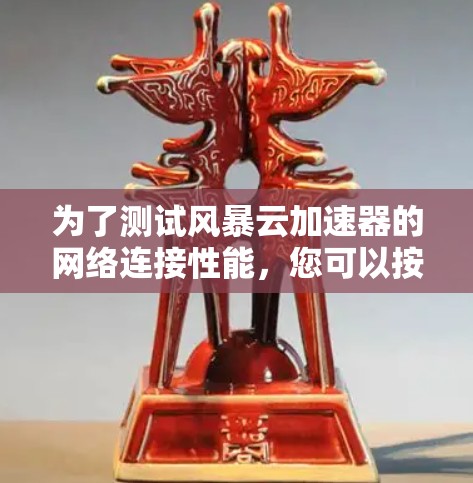 为了测试风暴云加速器的网络连接性能，您可以按照以下步骤进行