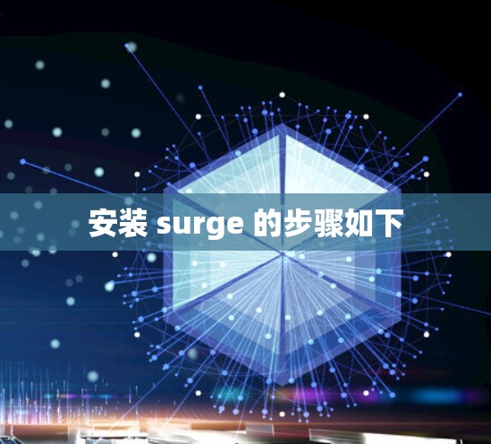 安装 surge 的步骤如下