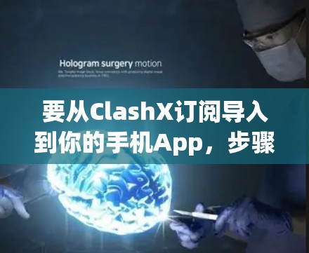要从ClashX订阅导入到你的手机App，步骤如下