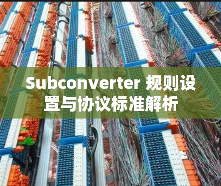 Subconverter 规则设置与协议标准解析